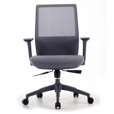 outlet cadeira de escritorio cinza five malha mesh bracos moveis 4